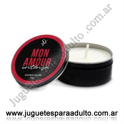 Aceites y lubricantes, Aceites y geles masajes, Vela para masages Candle Mon Amour 30grs